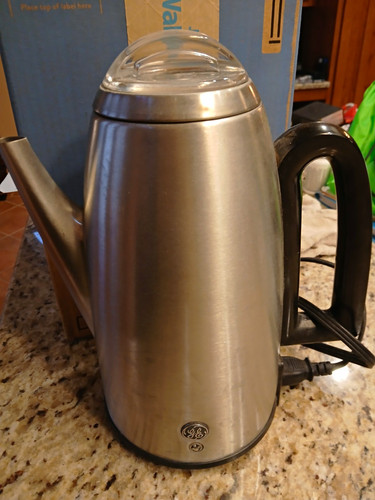 Electric coffee percolator - coffee,